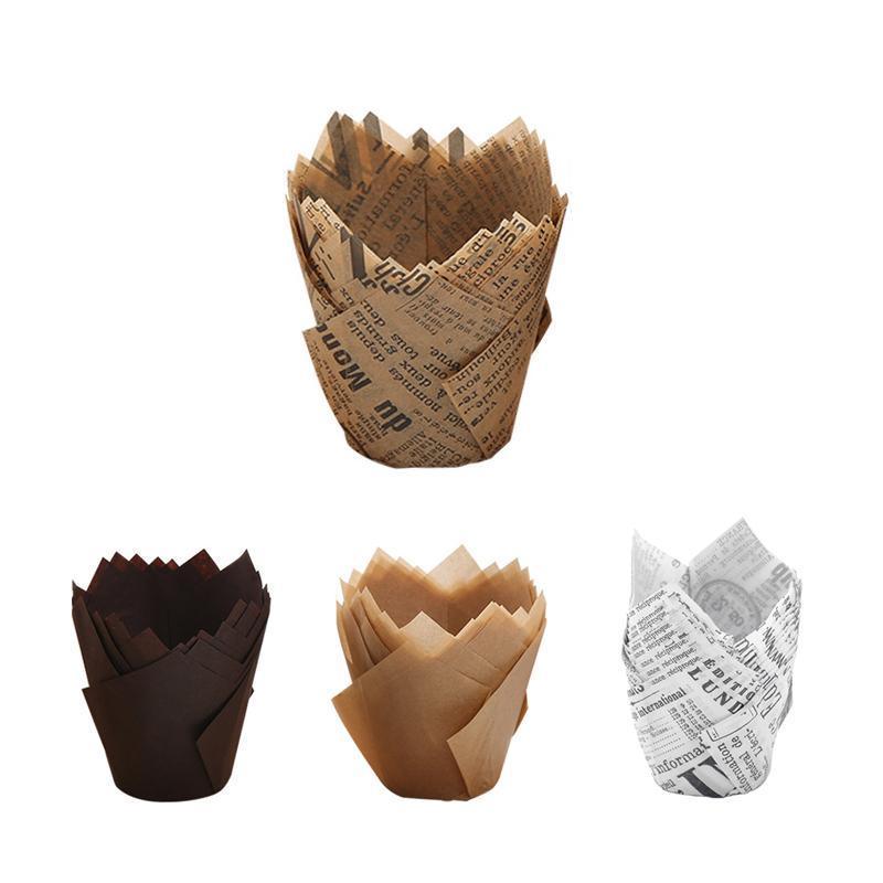 1000PCS Grease-proof Cupcake Liners Muffin Cup Cup Cake Paper Cup Large - Cowhide V528-ZK00019-COWHIDE-1000PCS-555929
