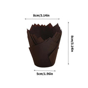 1000PCS Grease-proof Cupcake Liners Muffin Cup Cup Cake Paper Cup Large - Cowhide V528-ZK00019-COWHIDE-1000PCS-555929