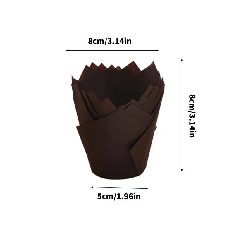 1000PCS Grease-proof Cupcake Liners Muffin Cup Cup Cake Paper Cup Large - Cowhide V528-ZK00019-COWHIDE-1000PCS-555929