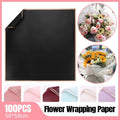 100PCS Waterproof Flower Gift Wrapping Paper Florist Bouquet Craft Packaging - Red V528-ZK00092-RED-100PCS-320175