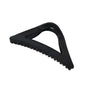 Women's Simple Hair Claws Clip Large Geometric Barrette Ponytail Clamp Hairpin - Black V528-ZK00215-BLACK-560871