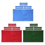 7Pcs Billiard Snooker Pool Table Cover Cloth W/ Felt Strip Heavy Duty 9FT - Blue V528-ZK00269-BLUE9-992036
