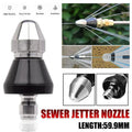 High Pressure Drain 1 Front 6 Nozzle Sewer Pipe Cleaner Rear Jet Pressure Washer V528-ZK00383-911209