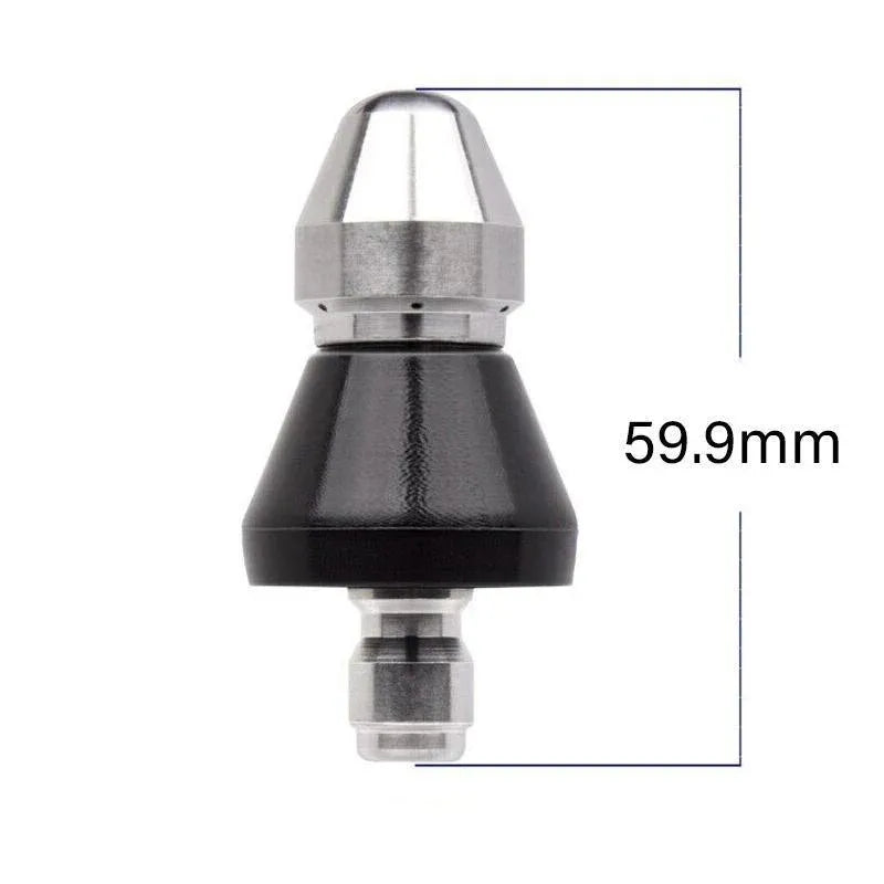 High Pressure Drain 1 Front 6 Nozzle Sewer Pipe Cleaner Rear Jet Pressure Washer V528-ZK00383-911209