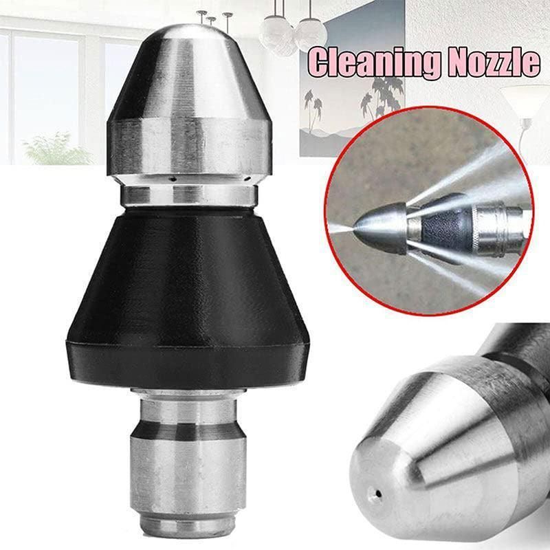 High Pressure Drain 1 Front 6 Nozzle Sewer Pipe Cleaner Rear Jet Pressure Washer V528-ZK00383-911209