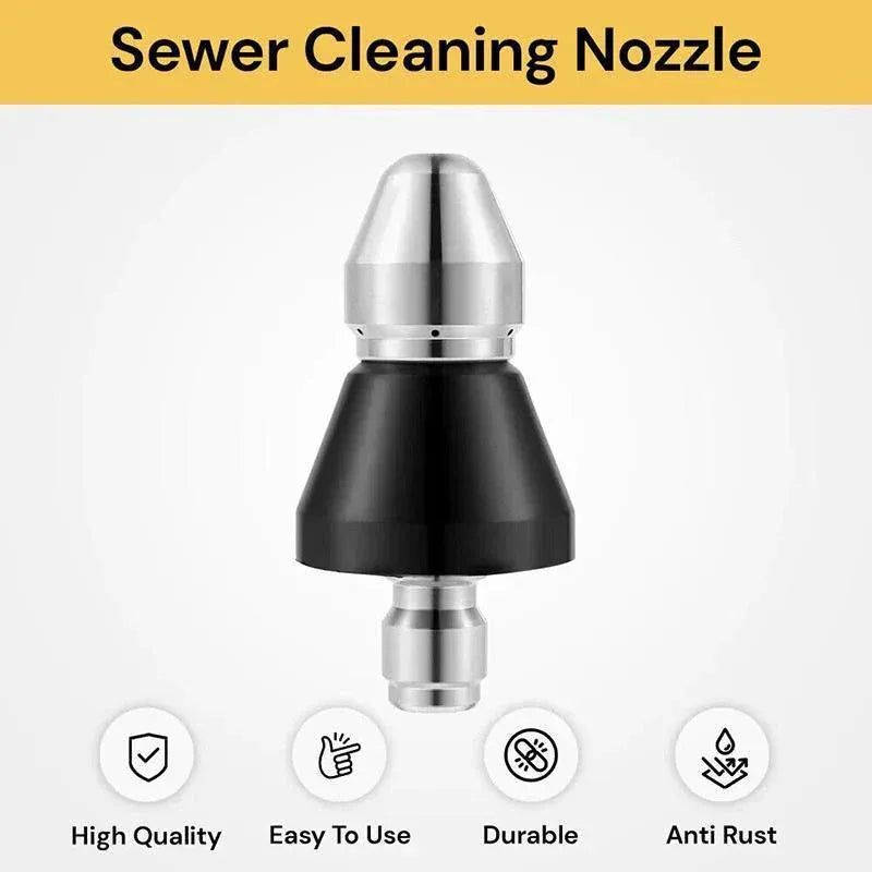 High Pressure Drain 1 Front 6 Nozzle Sewer Pipe Cleaner Rear Jet Pressure Washer V528-ZK00383-911209