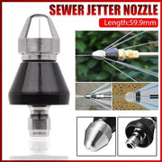 High Pressure Drain 1 Front 6 Nozzle Sewer Pipe Cleaner Rear Jet Pressure Washer V528-ZK00383-911209