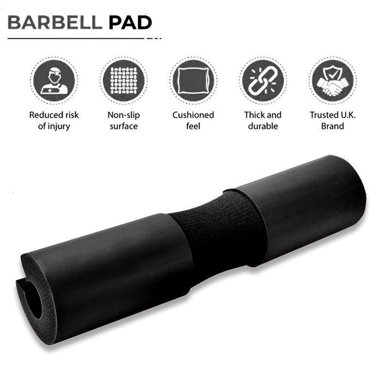 Squat Pad Barbell for Squats Lunges Hip Thrusts Neck Shoulder Protective Support - Grey V528-ZK00385-GREY-597794