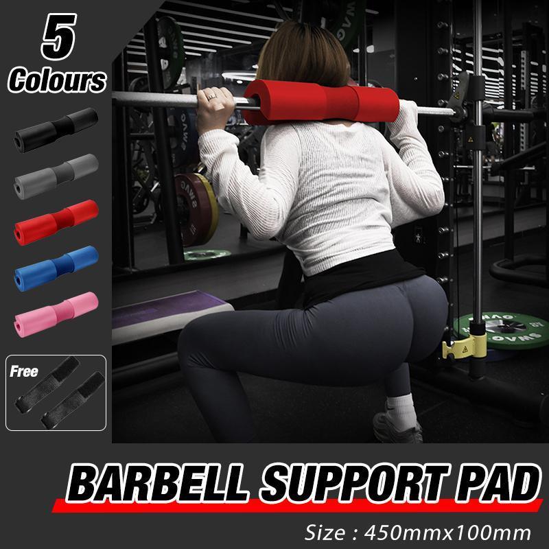 Squat Pad Barbell for Squats Lunges Hip Thrusts Neck Shoulder Protective Support - Blue V528-ZK00386-BLUE-933491