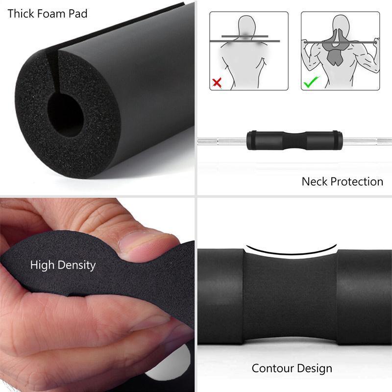Squat Pad Barbell for Squats Lunges Hip Thrusts Neck Shoulder Protective Support - Blue V528-ZK00386-BLUE-933491