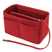 Felt Handbag Organizer Insert with Multiple Pockets for Tote and Purse - Pink XL Size V528-ZK00402-PINK-XL-762967