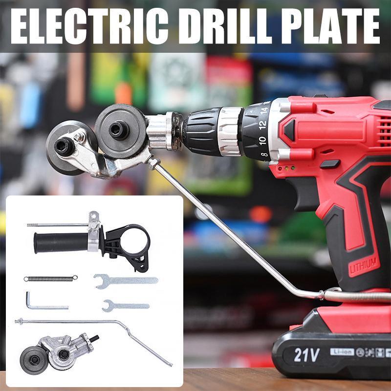 Electric Drill Plate Cutter Sheet Metal Nibbler Precise Cutting Shears Cutter V528-ZK00404-871397