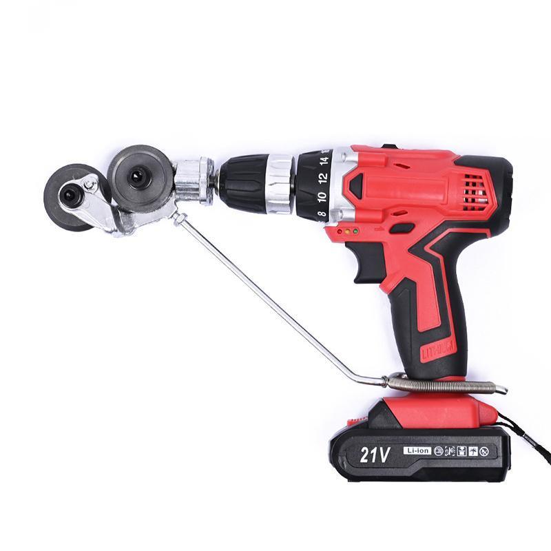 Electric Drill Plate Cutter Sheet Metal Nibbler Precise Cutting Shears Cutter V528-ZK00404-871397