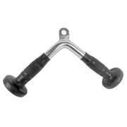 Cable Pulley Attachment Tricep Rope V Grip LAT Pull Down Gym Accessory - Revolving Straight Bar V528-ZK00422-DL-600357