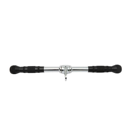 Cable Pulley Attachment Tricep Rope V Grip LAT Pull Down Gym Accessory - EZ Curl Pull-Down Bar V528-ZK00423-W-825135