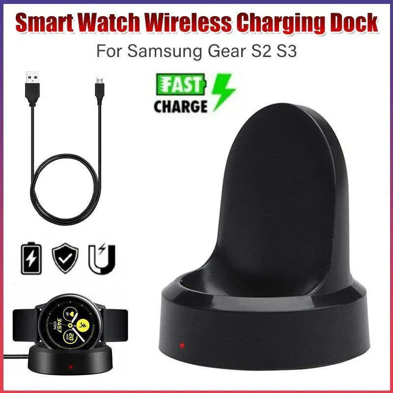 Smart Watch Wireless Charging Dock for Samsung Galaxy Gear S2 S3 R770 R760 Charger V528-ZK00424-208186