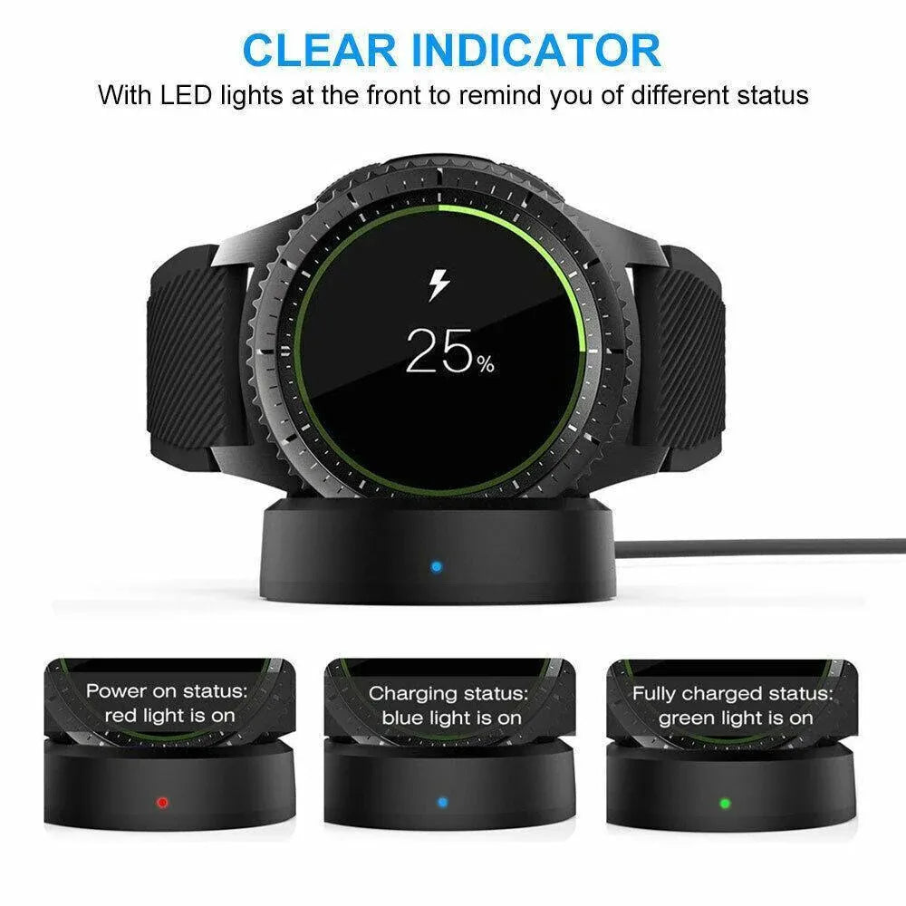 Smart Watch Wireless Charging Dock for Samsung Galaxy Gear S2 S3 R770 R760 Charger V528-ZK00424-208186