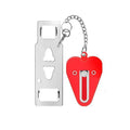 Portable Door Lock for Travel Hotel Home Security Addalock Style Lock - Red V528-ZK00429-RED-510047