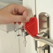Portable Door Lock for Travel Hotel Home Security Addalock Style Lock - Red V528-ZK00429-RED-510047