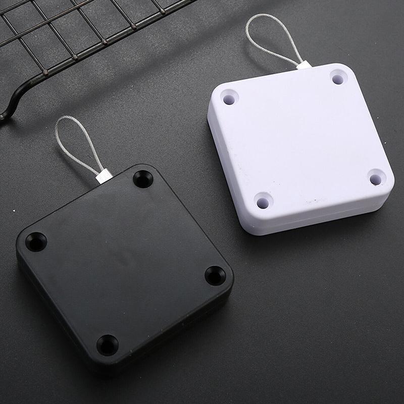 2x Punch-free Automatic Door Closer Sensor Auto for Home Kitchen Door Security - White V528-ZK00433-WH-800G-2SETS-149708