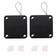2x Punch-free Automatic Door Closer Sensor Auto for Home Kitchen Door Security - White V528-ZK00433-WH-800G-2SETS-149708