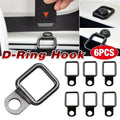 6PCS Black Heavy Duty Fixing Point Anchor Eye Tie Down Lashing Loop D-Ring Hook V528-ZK00435-6PCS-803884