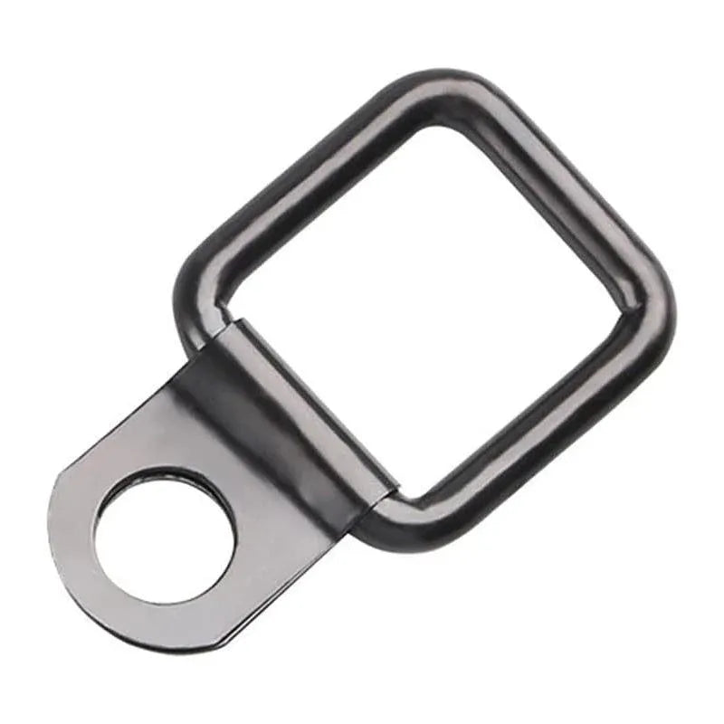 6PCS Black Heavy Duty Fixing Point Anchor Eye Tie Down Lashing Loop D-Ring Hook V528-ZK00435-6PCS-803884