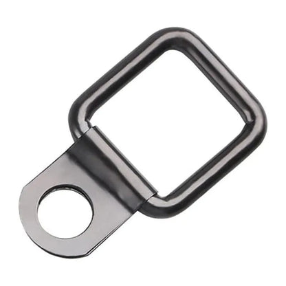 6PCS Black Heavy Duty Fixing Point Anchor Eye Tie Down Lashing Loop D-Ring Hook V528-ZK00435-6PCS-803884