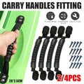 2/4PCS Kayak Canoe Boat Side Mount Carry Handle Webbing Hand Fitting Handlebars - 2PCS V528-ZK00449-2PCS-266618
