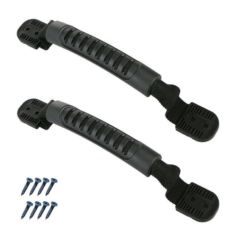 2/4PCS Kayak Canoe Boat Side Mount Carry Handle Webbing Hand Fitting Handlebars - 2PCS V528-ZK00449-2PCS-266618
