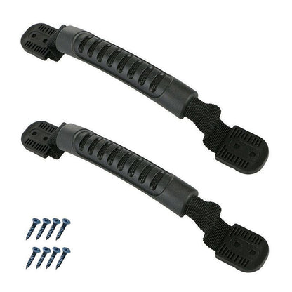 2/4PCS Kayak Canoe Boat Side Mount Carry Handle Webbing Hand Fitting Handlebars - 2PCS V528-ZK00449-2PCS-266618