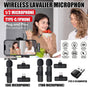 Wireless Lavalier Microphone Mini Mic For Android iPhone iPad Vlog Live Stream - Type-C (Two Microphones) V528-ZK00450-TYPE-1-2-161742