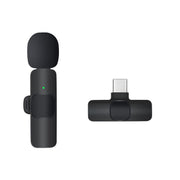 Wireless Lavalier Microphone Mini Mic For Android iPhone iPad Vlog Live Stream - Type-C (Two Microphones) V528-ZK00450-TYPE-1-2-161742
