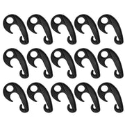 15/30pcs Heavy Duty Luggage Net Hooks Cargo Tie Down Straps Bungee Cord Clips - 30PCS