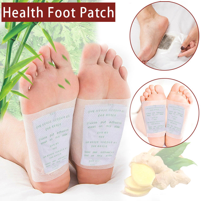 10-300 Ginger Herbal Detox Foot Patches for Slimming & Cleansing - 10PCS V528-ZUTIE-10PCS-59095