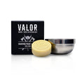 Shaving Soap Puck + Steel Bowl (Original) Valor Scent) V534-VA101