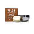 Shaving Soap Puck + Steel Bowl (Woodsman Scent) V534-VA102