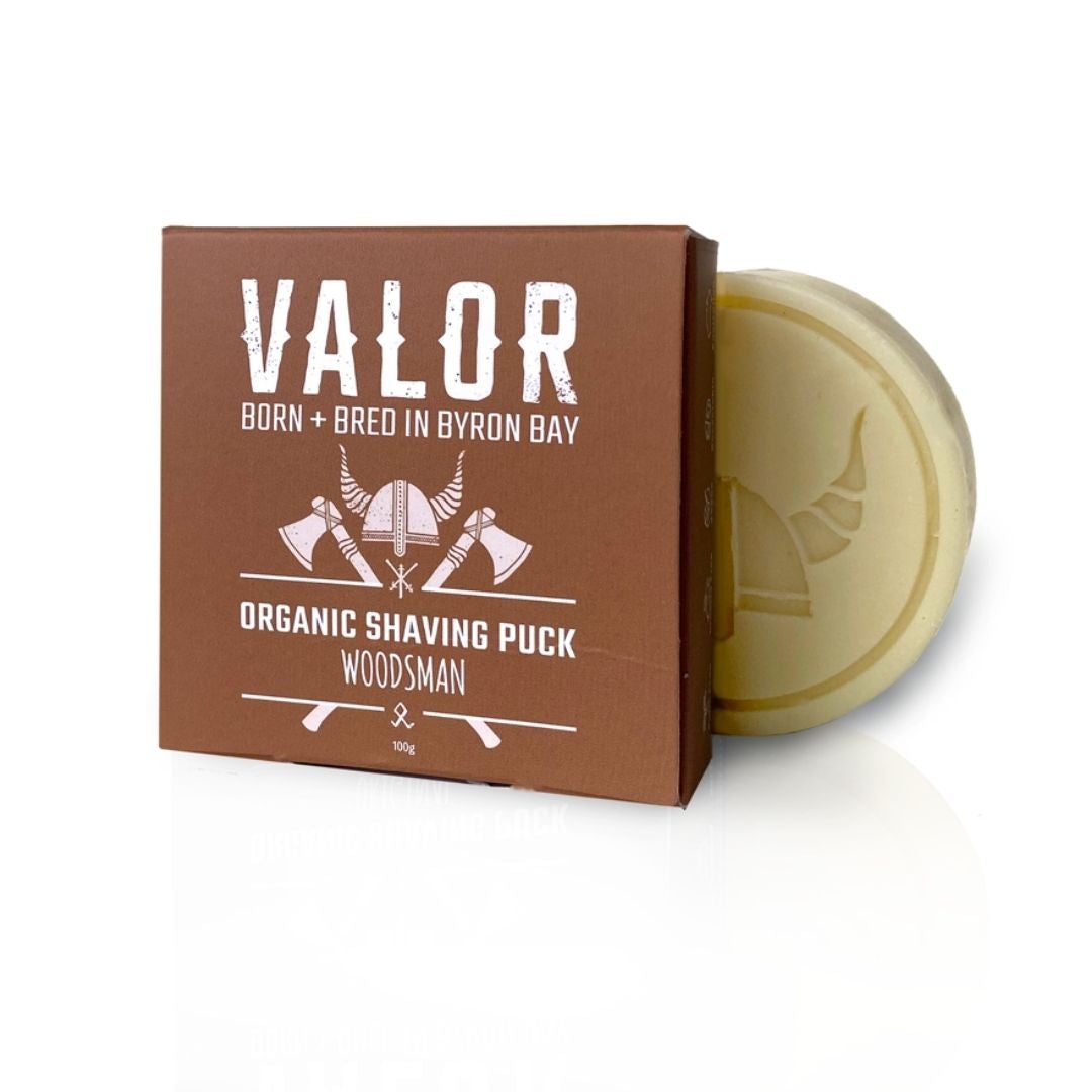 Shaving Soap Puck (Woodsman Scent - Cedarwood & Lemon Iron Bark) V534-VA104