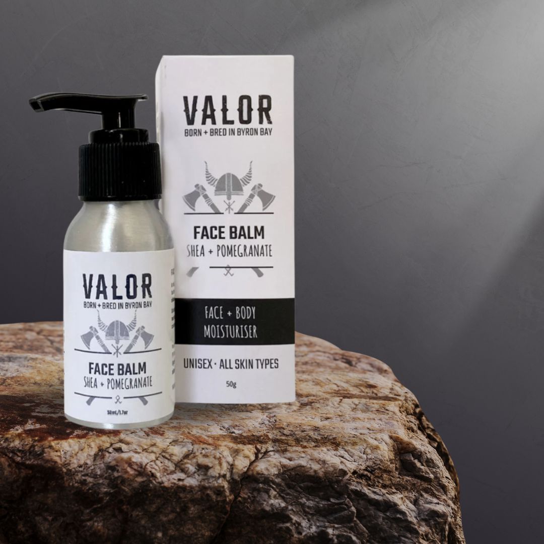 VALOR Decadent Shaving Gift Set - Organic Razor Kit with Soap, Brush, Balm & Body Bar V534-VA160