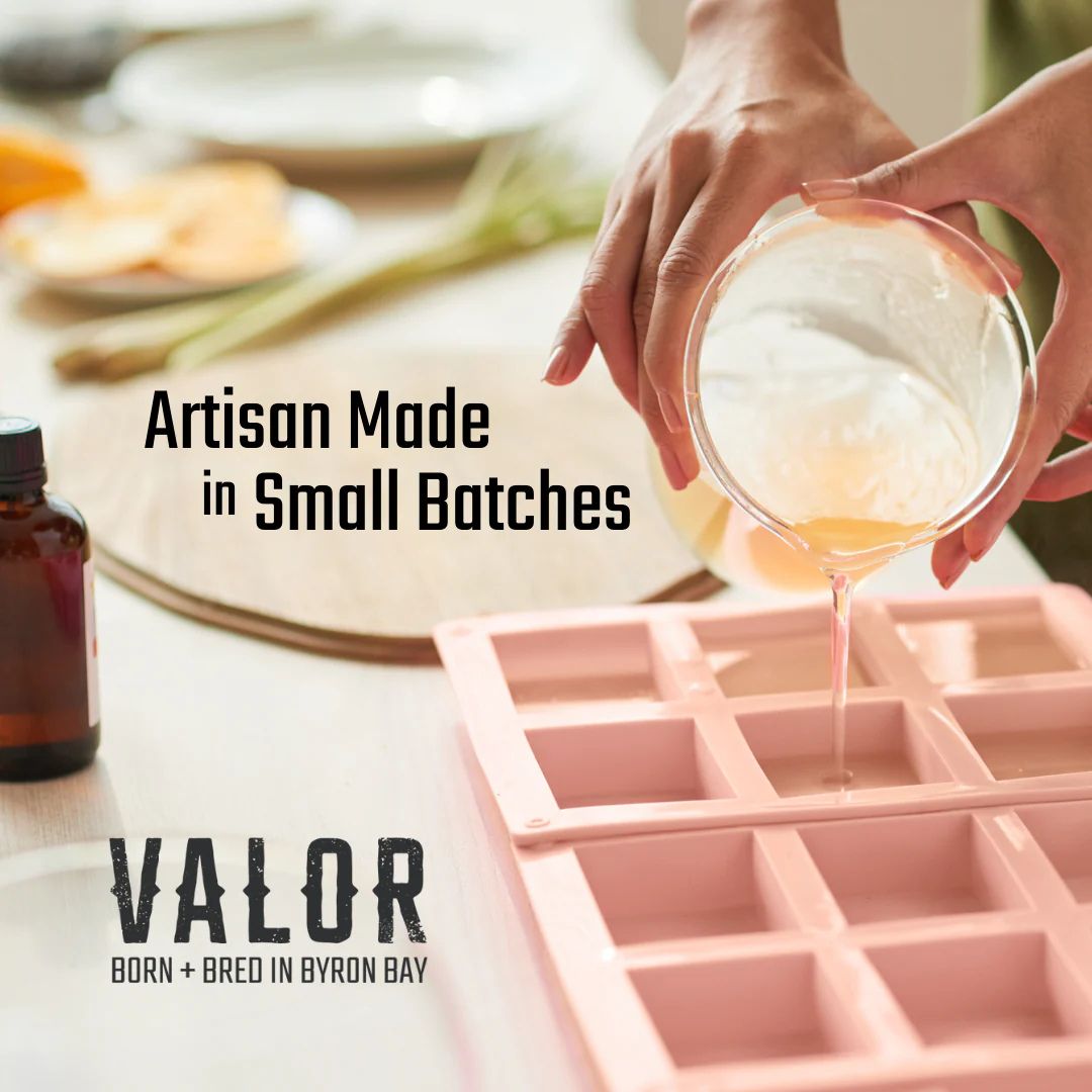 VALOR Decadent Shaving Gift Set - Organic Razor Kit with Soap, Brush, Balm & Body Bar V534-VA160