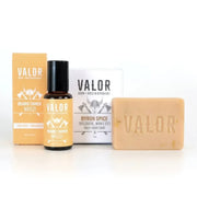 Tame Duo - Beard Tamer Firewood + Valor original Soap V534-VA163
