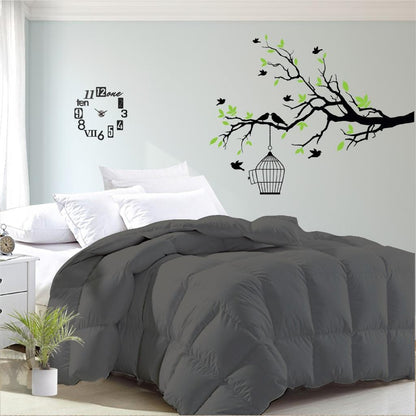 Luxor Australian Made Summer Grey 200GSM Bamboo Blend Quilt King Single V535-200G-BAMBOO-QUILT-KS-GRY
