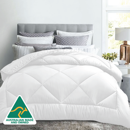 Luxor All Season Microfibre Quilt 400GSM (King) (Made in Aus) V535-400G-MICROFIBRE-QUILT-K