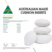 Luxor Twin Pack 40cm Aus Made Round Hotel Cushion Inserts Premium Memory Resistant Filling V535-CUSHION-INS-40-R-X2