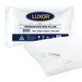 Luxor Australian Made Hotel King Size Pillow with 4cm Wall Single Pack V535-KING-PILLOW-4CM