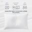Puredown Goose Down and Feather Pillow Inserts for Sleeping, 100% Cotton Fabric Cover Bed Pillows, Set of 2, V541-A-SG-PD-DP15021-K