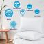 Puredown Goose Down and Feather Pillow Inserts for Sleeping, 100% Cotton Fabric Cover Bed Pillows, Set of 2, V541-A-SG-PD-DP15021-K