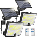 KagoLing Solar Lights Outdoor 202 LED Motion Sensor Lights IP65 Waterproof 120 Degree Beam Angle Solar Garden V541-SOLAR-LED-W-2
