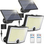 KagoLing Solar Lights Outdoor 202 LED Motion Sensor Lights IP65 Waterproof 120 Degree Beam Angle Solar Garden V541-SOLAR-LED-W-2