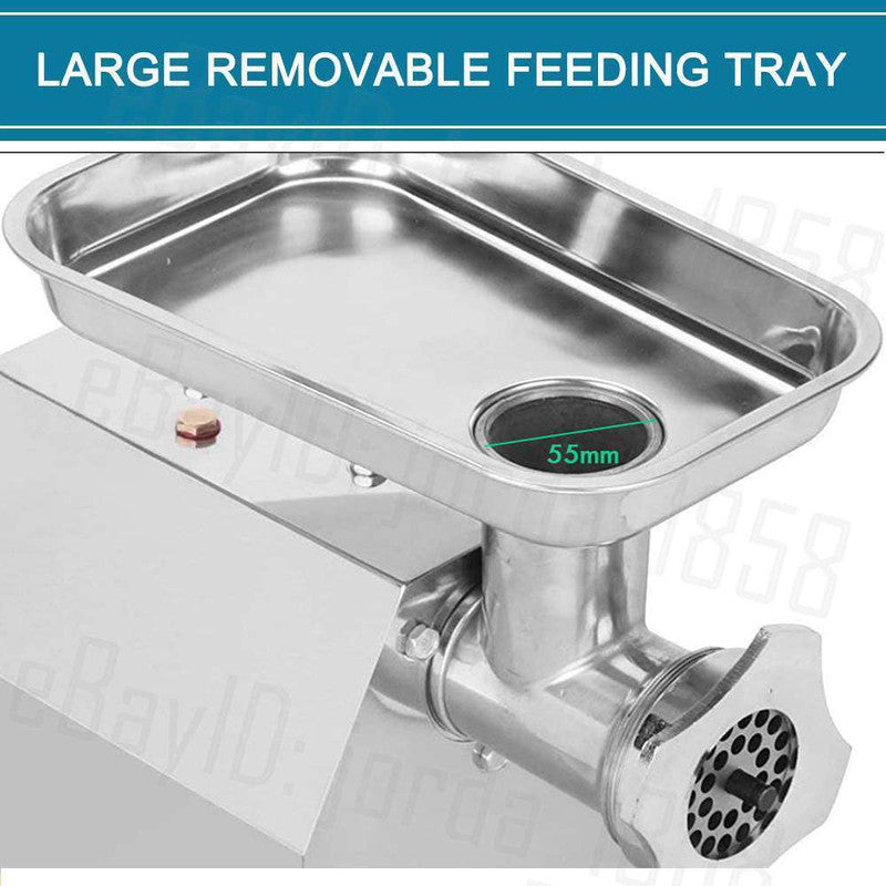 1.63HP Commercial Meat Mincer- Electric Grinder & Sausage Maker Filler 1200W V549-EB284177046047